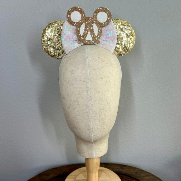 Mickey Pretzel Minnie Ears | Disney World-Inspired Mouse Ears Headband - Picture 2 of 5